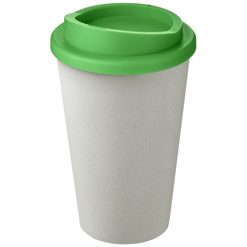 Gobelet publicitaire recyclé 350ml Americano® Blanc / Vert